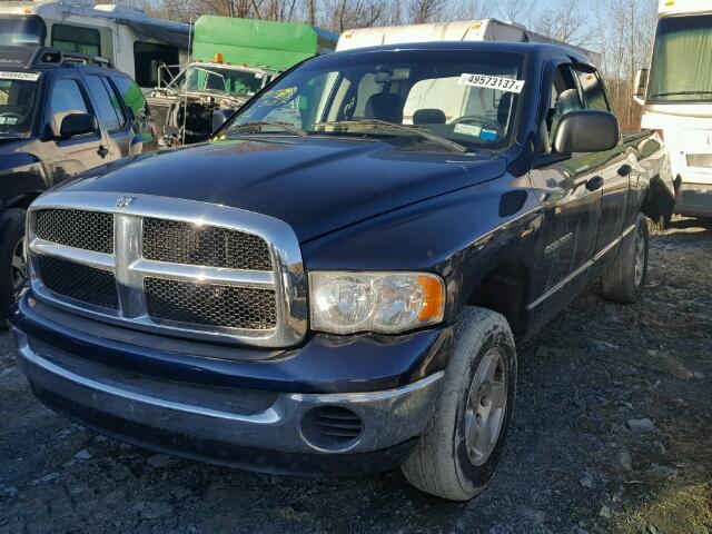 1D7HU18N95S297798 - 2005 DODGE RAM 1500 S BLUE photo 2