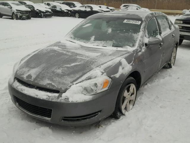 2G1WT58K169369980 - 2006 CHEVROLET IMPALA LT GRAY photo 2