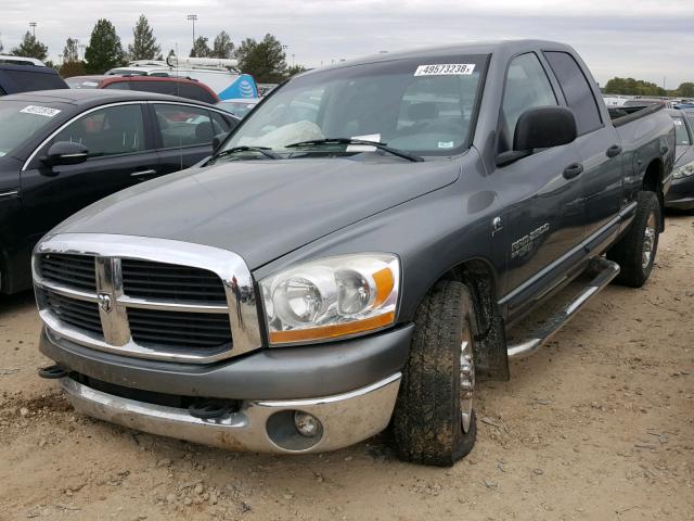 3D7KR28C56G234623 - 2006 DODGE RAM 2500 S ნაცრისფერი ფოტო 2