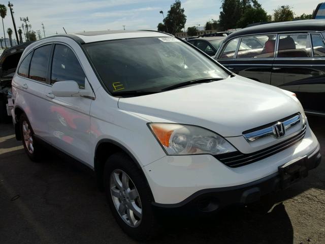 JHLRE38778C015989 - 2008 HONDA CR-V EXL WHITE photo 1