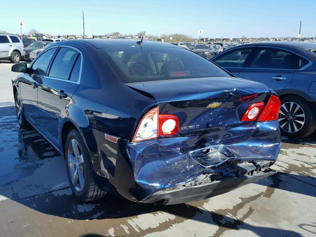 1G1ZC5E1XBF371494 - 2011 CHEVROLET MALIBU 1LT 蓝色 照片 3