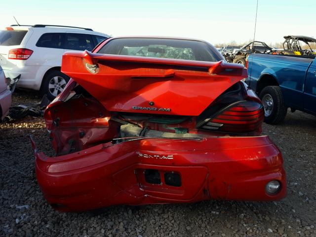 1G2NF52E24M537756 - 2004 PONTIAC GRAND AM S RED photo 9