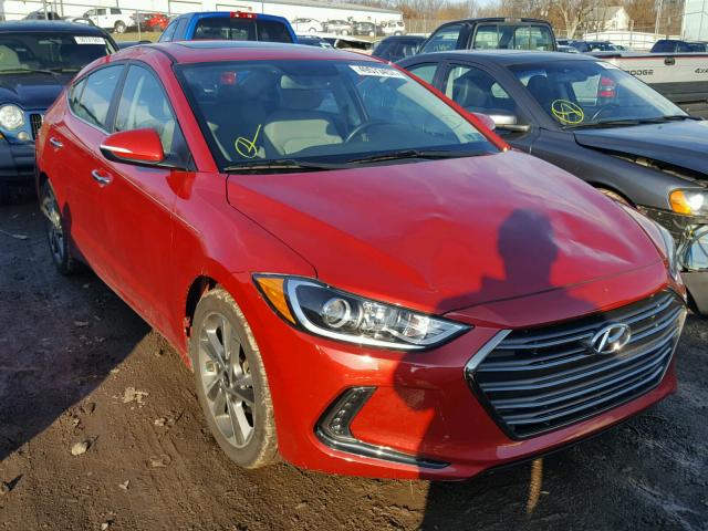 5NPD84LF3HH067742 - 2017 HYUNDAI ELANTRA SE RED photo 1