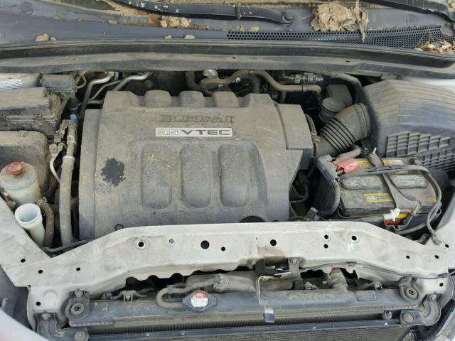 5FNRL384X6B407129 - 2006 HONDA ODYSSEY EX SILVER photo 7