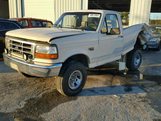 1FTDF15Y7SNA42935 - 1995 FORD F150 CREAM photo 2