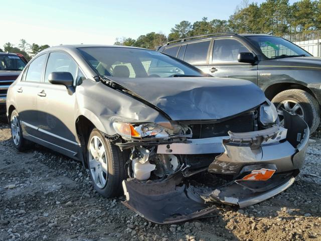 1HGFA16596L137253 - 2006 HONDA CIVIC LX SILVER photo 1