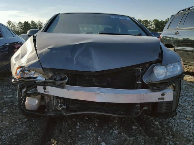 1HGFA16596L137253 - 2006 HONDA CIVIC LX SILVER photo 9