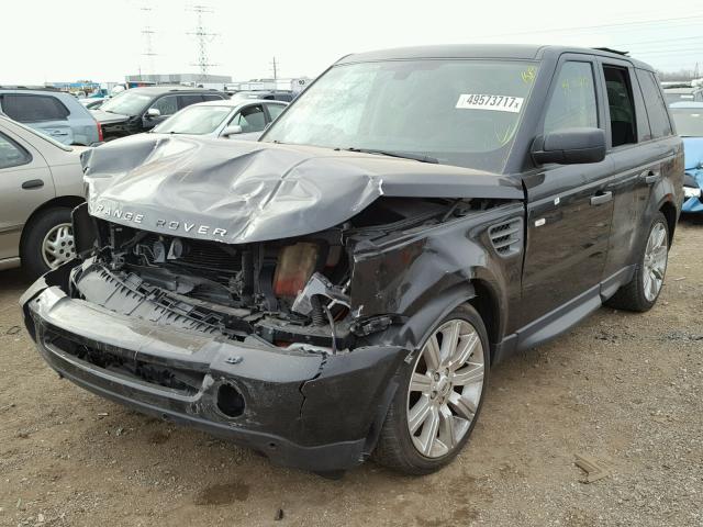 SALSK25479A215496 - 2009 LAND ROVER RANGE ROVE BLACK photo 2