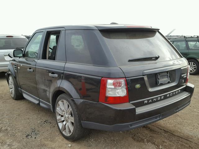 SALSK25479A215496 - 2009 LAND ROVER RANGE ROVE BLACK photo 3