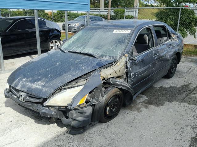 1HGCM56353A076409 - 2003 HONDA ACCORD LX GRAY photo 2