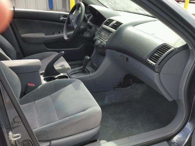 1HGCM56353A076409 - 2003 HONDA ACCORD LX GRAY photo 5