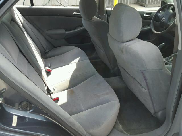 1HGCM56353A076409 - 2003 HONDA ACCORD LX GRAY photo 6