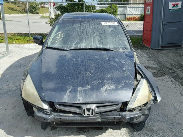 1HGCM56353A076409 - 2003 HONDA ACCORD LX GRAY photo 9