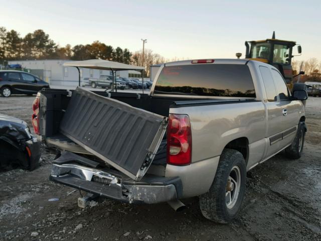 2GCEC19V831255389 - 2003 CHEVROLET SILVERADO TAN photo 4