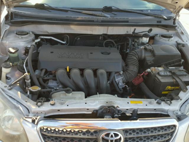 1NXBR30E58Z041705 - 2008 TOYOTA COROLLA CE GRAY photo 7