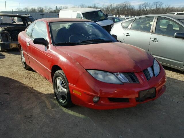 1G2JB12FX47166534 - 2004 PONTIAC SUNFIRE RED photo 1