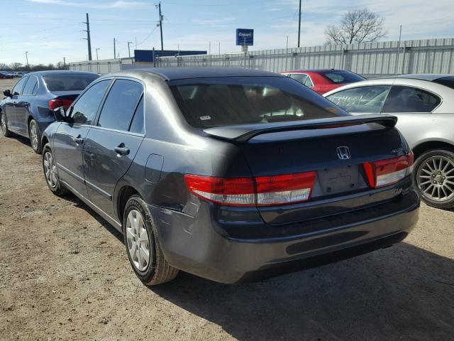 3HGCM56394G702658 - 2004 HONDA ACCORD LX GRAY photo 3