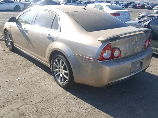 1G1ZK577084194284 - 2008 CHEVROLET MALIBU LTZ 金色 照片 3