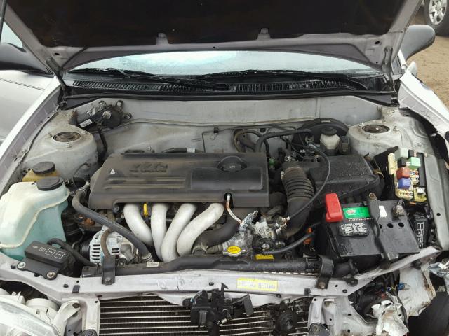 1NXBR12E21Z445794 - 2001 TOYOTA COROLLA CE SILVER photo 7