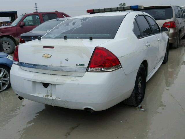 2G1WD5EM0B1163318 - 2011 CHEVROLET IMPALA POL WHITE photo 4