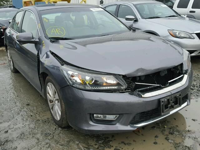 1HGCR2F72DA012736 - 2013 HONDA ACCORD EX GRAY photo 1