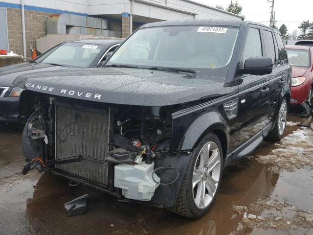 SALSH2E43AA247204 - 2010 LAND ROVER RANGE ROVE BLACK photo 2