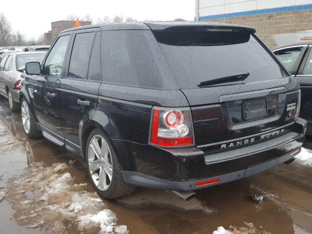 SALSH2E43AA247204 - 2010 LAND ROVER RANGE ROVE BLACK photo 3