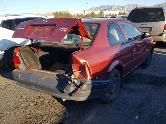 JT2AC52L7V0253798 - 1997 TOYOTA TERCEL CE RED photo 4