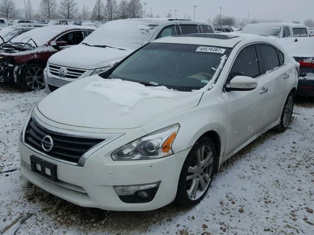 1N4BL3AP1EC113092 - 2014 NISSAN ALTIMA 3.5 WHITE photo 2