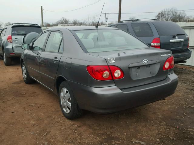 2T1BR32E65C485525 - 2005 TOYOTA COROLLA CE CHARCOAL photo 3