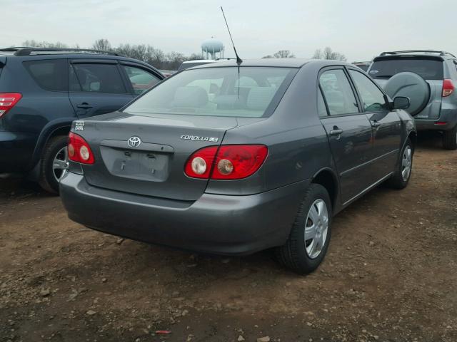 2T1BR32E65C485525 - 2005 TOYOTA COROLLA CE CHARCOAL photo 4