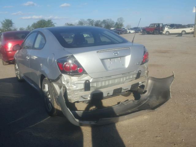 JTKDE167480264596 - 2008 TOYOTA SCION TC 银色 照片 3