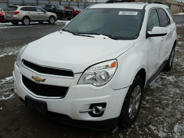 2CNALPEW8A6392263 - 2010 CHEVROLET EQUINOX LT WHITE photo 2