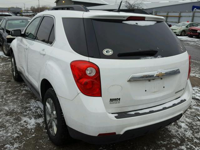 2CNALPEW8A6392263 - 2010 CHEVROLET EQUINOX LT WHITE photo 3