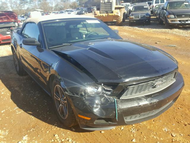 1ZVBP8EN5A5110583 - 2010 FORD MUSTANG BLACK photo 1