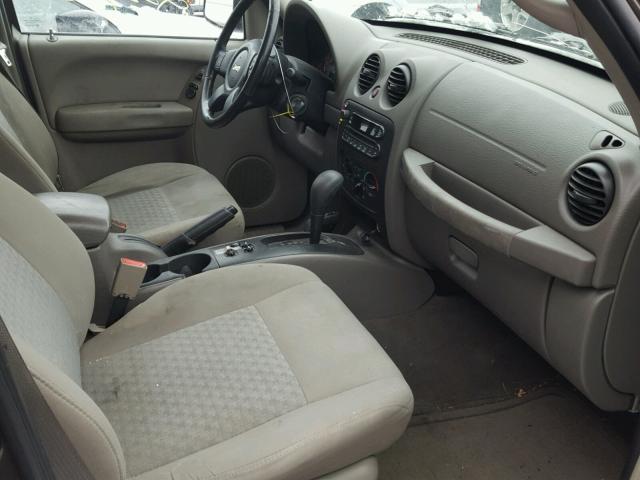 1J4GL48K45W574859 - 2005 JEEP LIBERTY SP GREEN photo 5