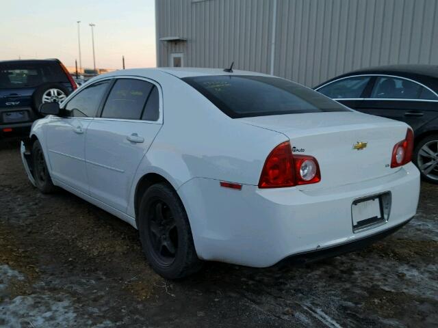 1G1ZG57B29F168779 - 2009 CHEVROLET MALIBU LS WHITE photo 3