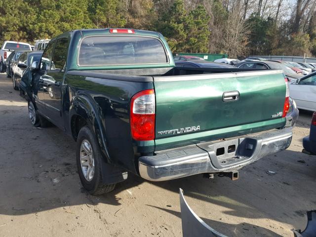 5TBET34164S456825 - 2004 TOYOTA TUNDRA DOU GREEN photo 3