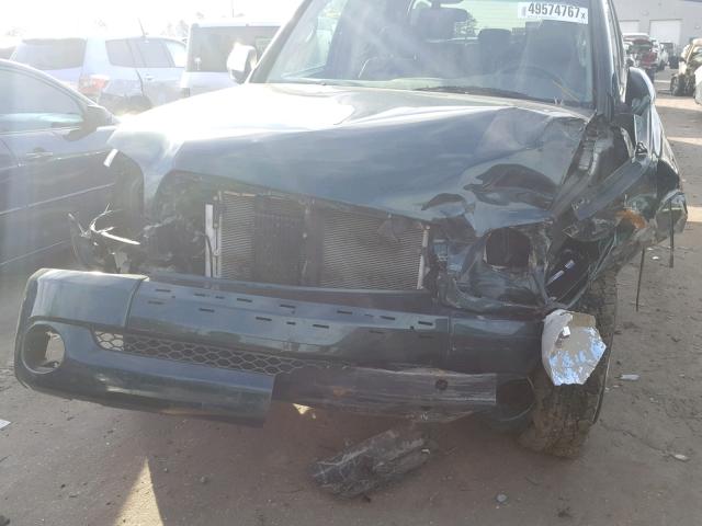 5TBET34164S456825 - 2004 TOYOTA TUNDRA DOU GREEN photo 9