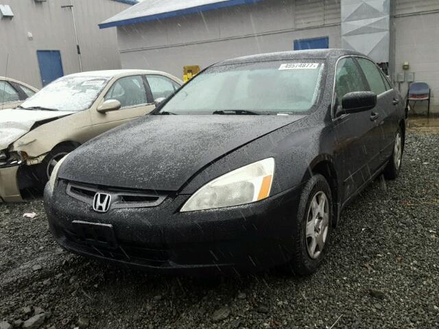 1HGCM56485A168674 - 2005 HONDA ACCORD LX BLACK photo 2