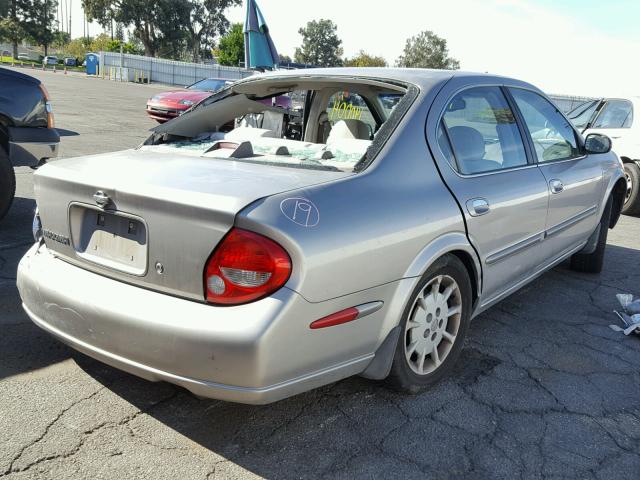 JN1CA31D81T613516 - 2001 NISSAN MAXIMA GXE SILVER photo 4