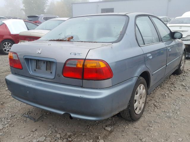 2HGEJ6619YH505906 - 2000 HONDA CIVIC BASE Dəniz mavisi foto 4