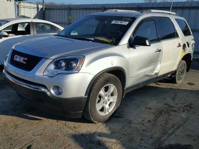 1GKKRPED7CJ122909 - 2012 GMC ACADIA SLE SILVER photo 2