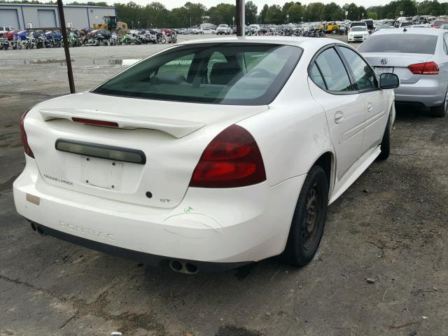 2G2WP522341279640 - 2004 PONTIAC GRAND PRIX თეთრი ფოტო 4
