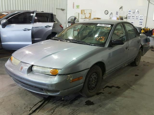 1G8ZH52892Z312939 - 2002 SATURN SL1 GRAY photo 2