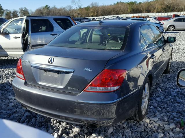 JH4KB16576C011840 - 2006 ACURA RL GRAY photo 4