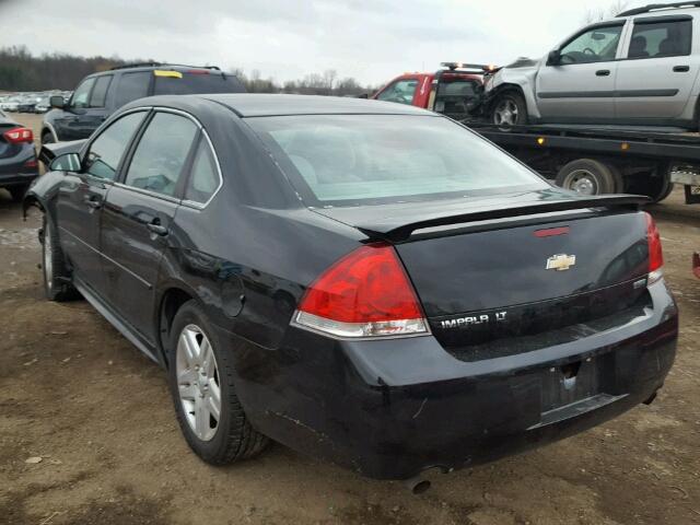 2G1WG5E38C1316821 - 2012 CHEVROLET IMPALA LT BLACK photo 3