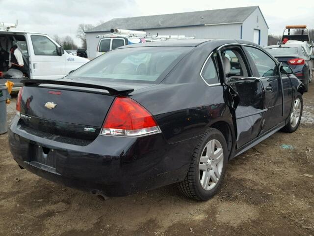 2G1WG5E38C1316821 - 2012 CHEVROLET IMPALA LT BLACK photo 4