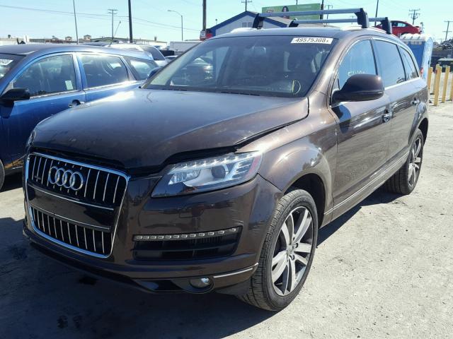 WA1LMAFE0FD018939 - 2015 AUDI Q7 TDI BROWN photo 2