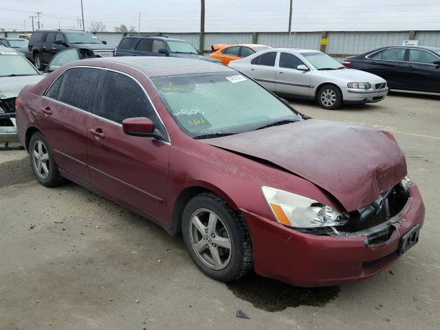 JHMCM56623C055836 - 2003 HONDA ACCORD EX MAROON photo 1